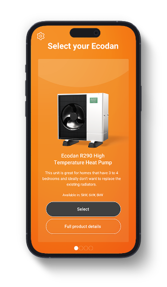 See My Ecodan app - rotating the Ecodan unit